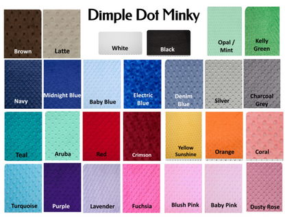 Personalized Minky Baby Blanket - Custom Name or Birth Stats, Soft Plush Keepsake Gift for Infants & Toddlers, Perfect Birthday or Baby Shower Gift