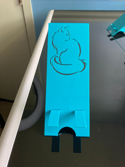 Personalized Monogram, Wood or Acrylic, Phone Stand – Custom Name or Company Logo