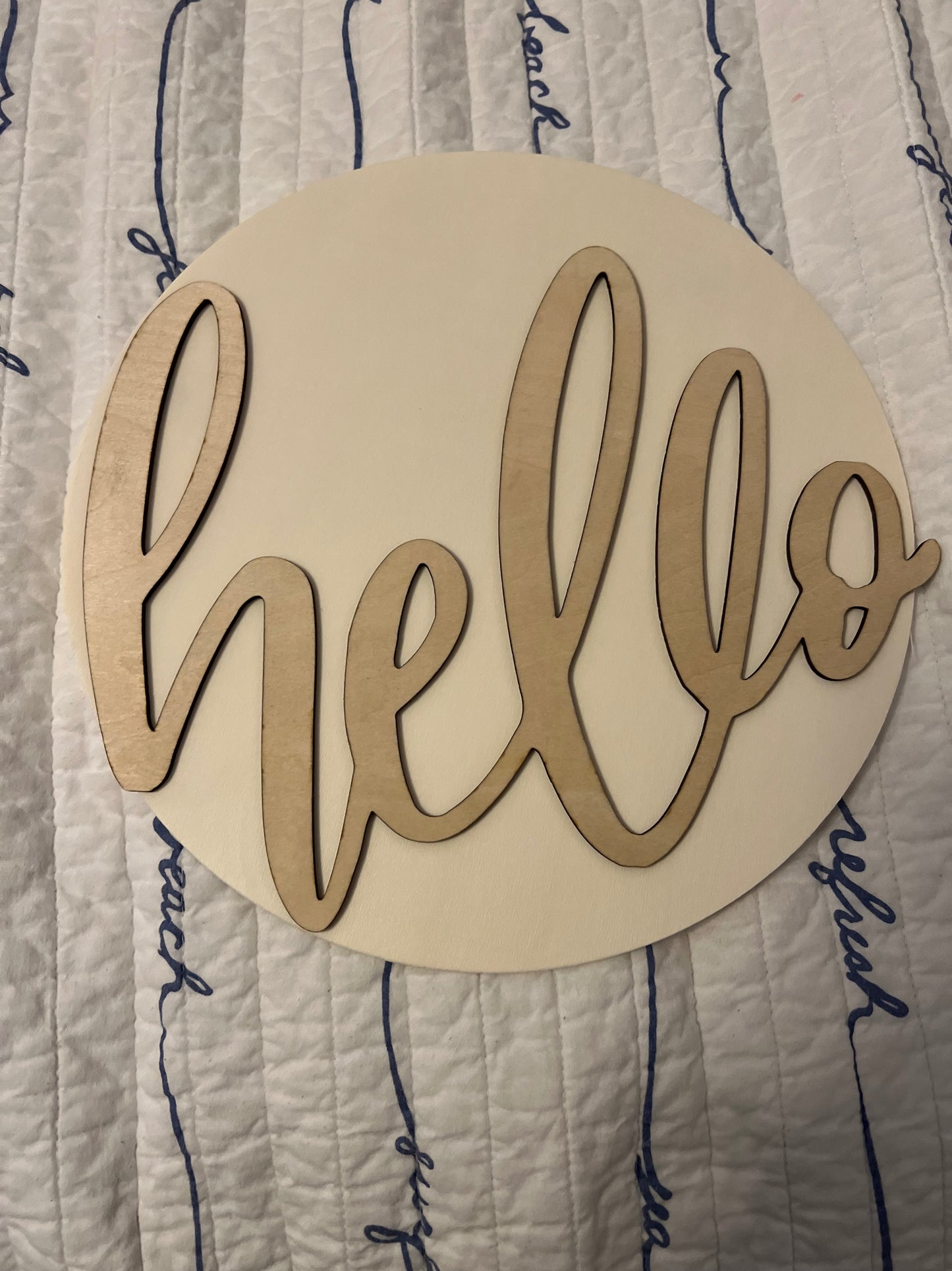 Custom Wood & Acrylic Quote Sign – Personalized Inspirational Wall Decor