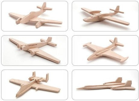Unfinished Wooden Toy Planes - DIY