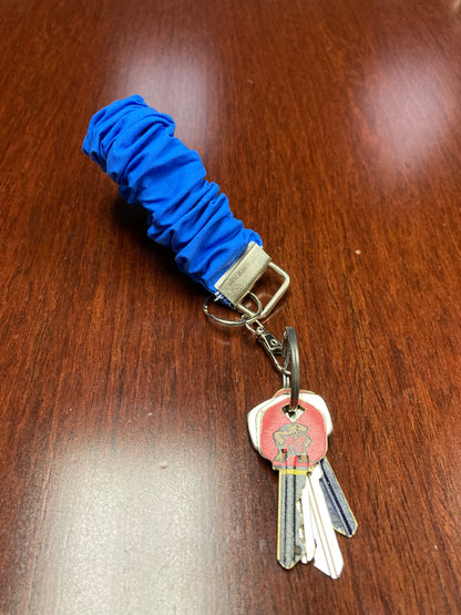 Scrunchie wristlet keychain