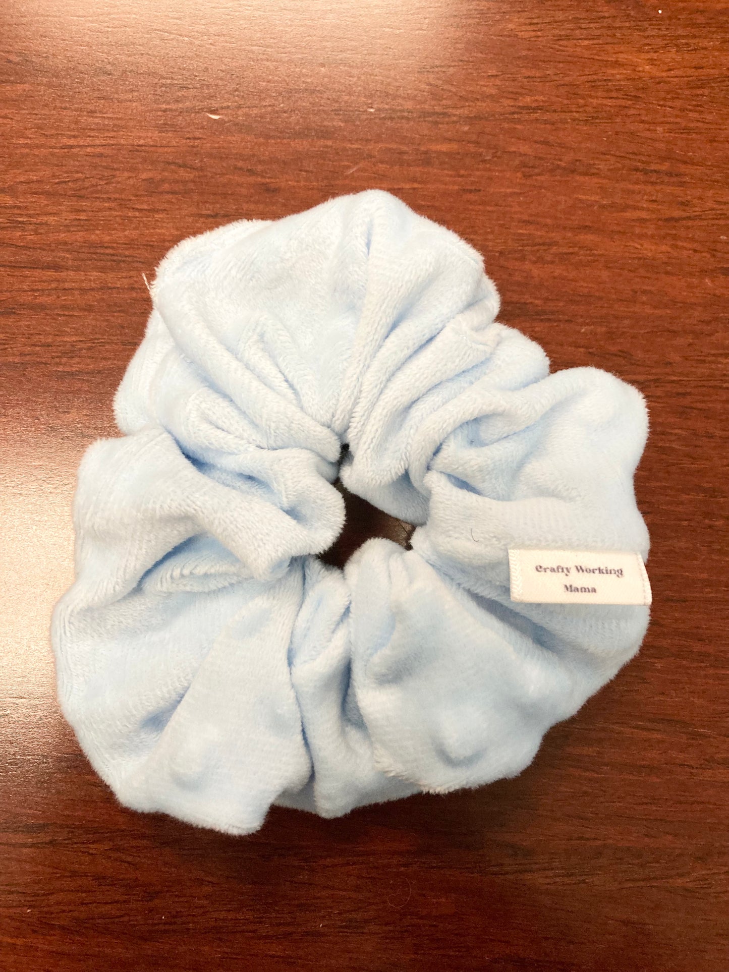 Cute and Gentle Minky Dot Scrunchies
