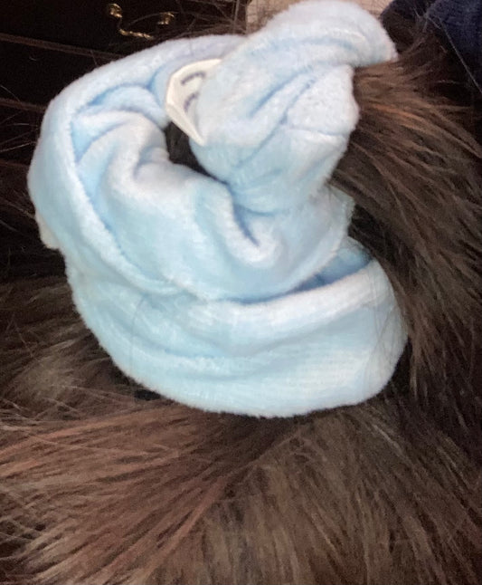 Cute and Gentle Minky Dot Scrunchies